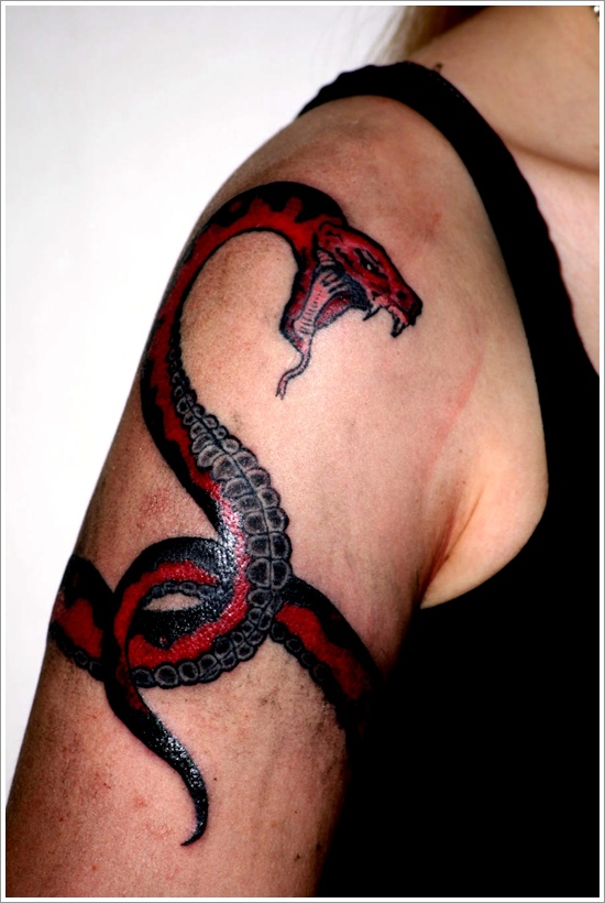 Snake tattoo design, idea 4