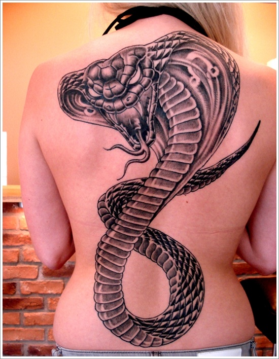 Snake tattoo design, idea 5