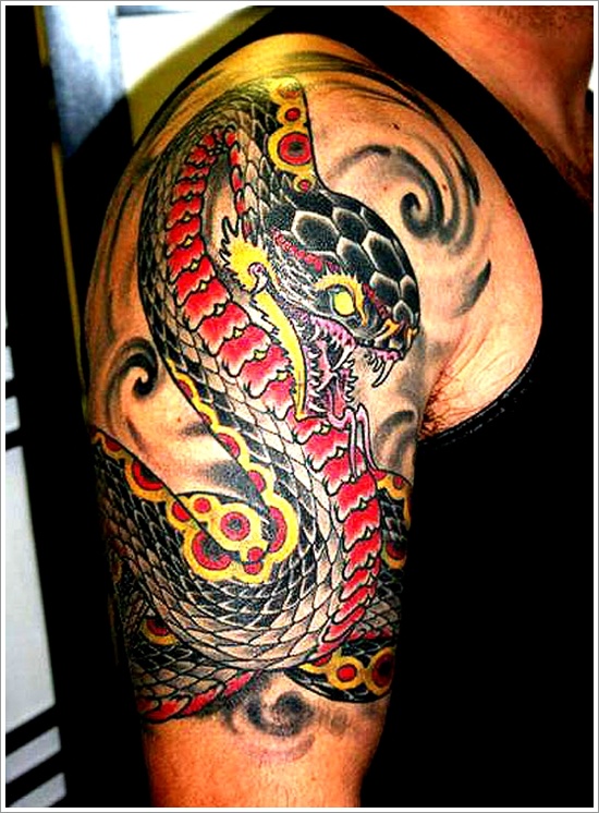 Snake tattoo design, idea 20