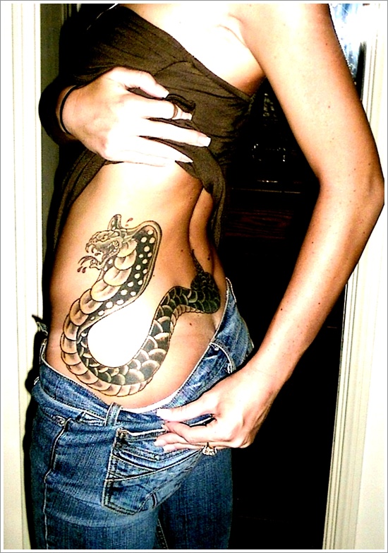 Snake tattoo design, idea 8