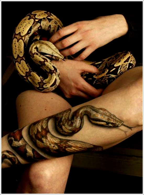 Snake tattoo design, idea 19