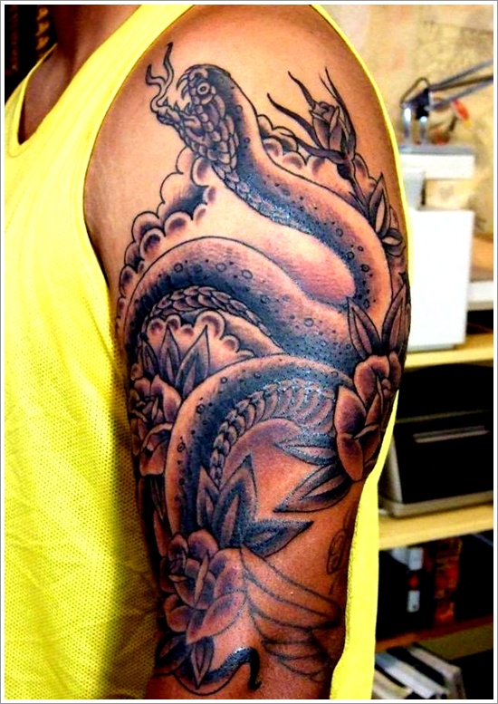 Snake tattoo design, idea 21