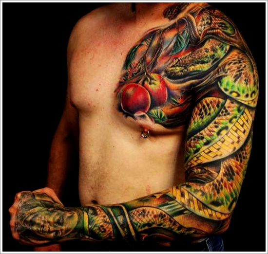 Snake tattoo design, idea 10