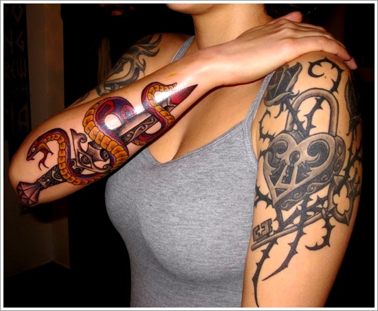 Snake tattoo design, idea 22