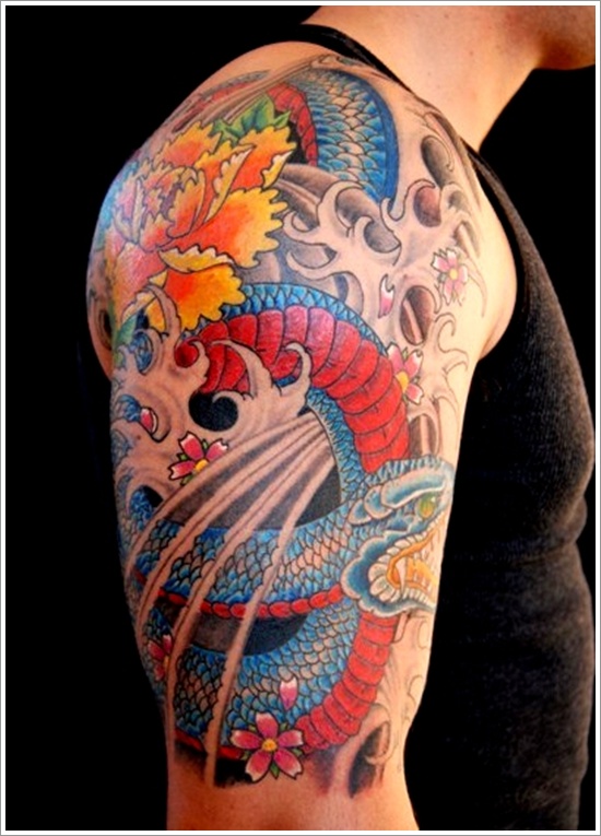 Snake tattoo design, idea 24