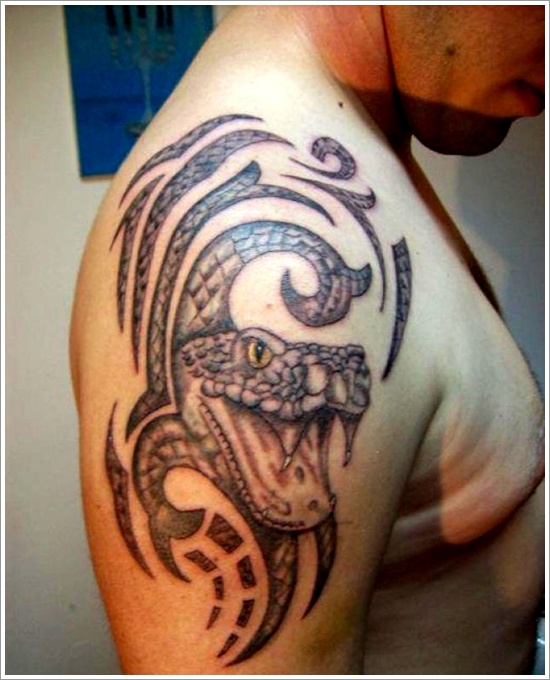 Snake tattoo design, idea 26