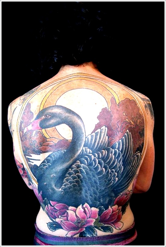 Swan design, idea 12