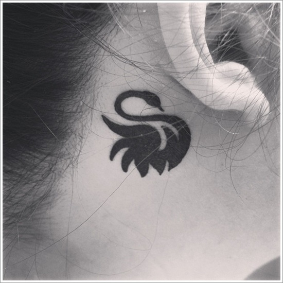 Swan design, idea 6