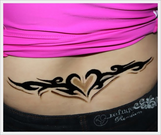Tribal back tattoos design, idea 25
