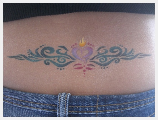 Tribal back tattoos design, idea 26