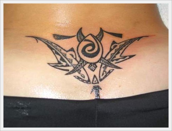 Tribal back tattoos design, idea 31