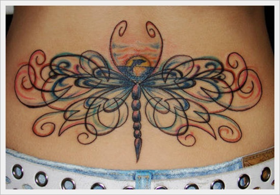 Tribal back tattoos design, idea 34