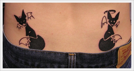 Tribal back tattoos design, idea 13