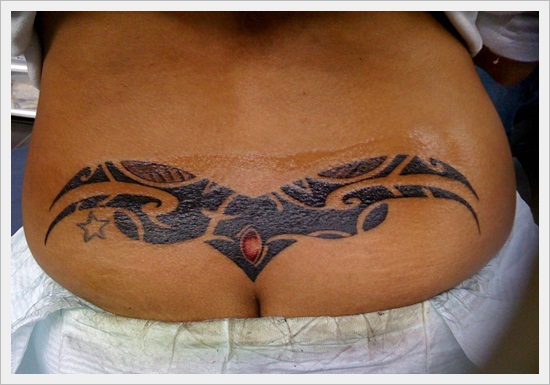 Tribal back tattoos design, idea 35