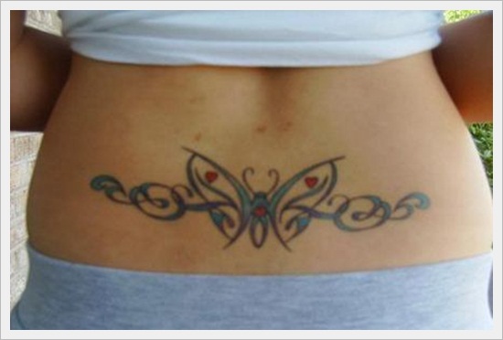 Tribal back tattoos design, idea 39