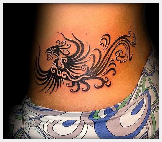 Tribal back tattoos design, idea 41