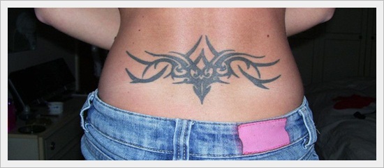 Tribal back tattoos design, idea 19