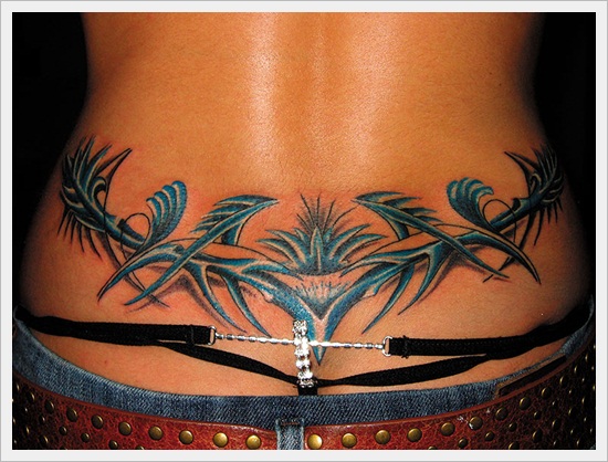 Tribal back tattoos design, idea 18