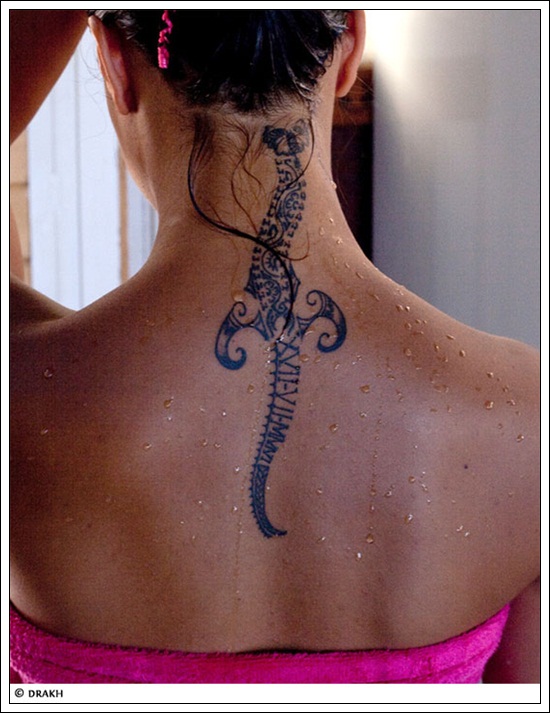 Tribal tattoo design, idea 10
