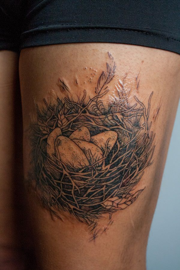 Bird tattoo design, idea 5