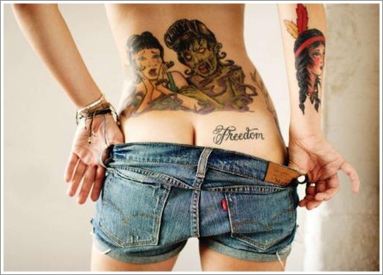 Zombie tattoos design, idea 6