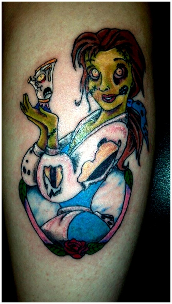 Zombie tattoos design, idea 31