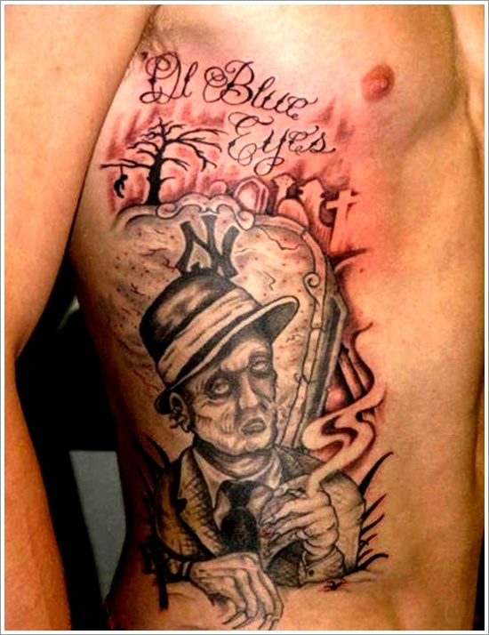 Zombie tattoos design, idea 35