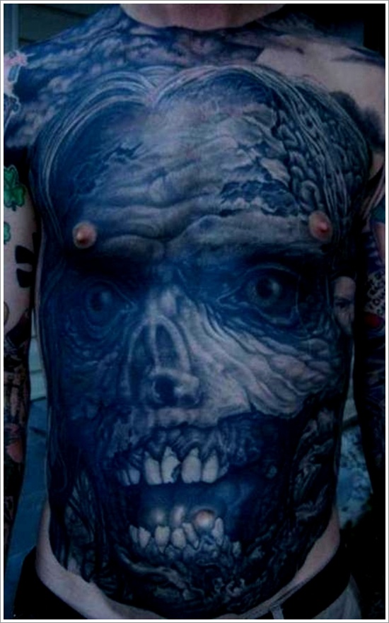 Zombie tattoos design, idea 20