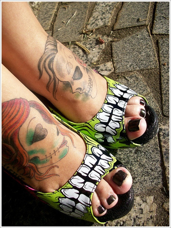 Zombie tattoos design, idea 11