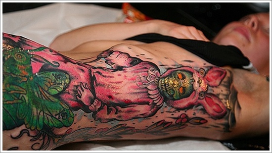 Zombie tattoos design, idea 18
