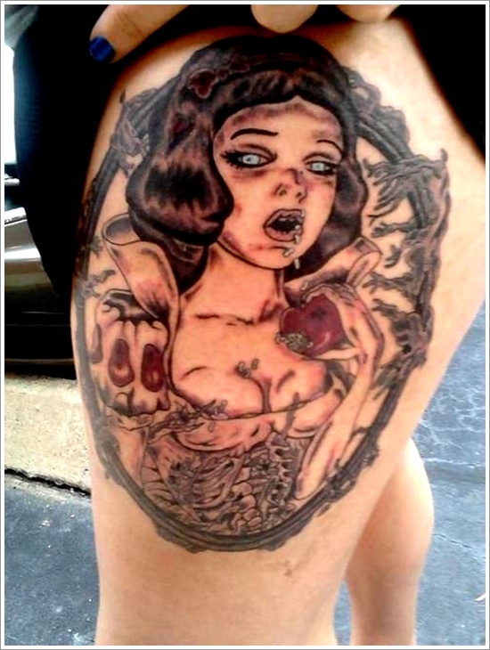 Zombie tattoos design, idea 17