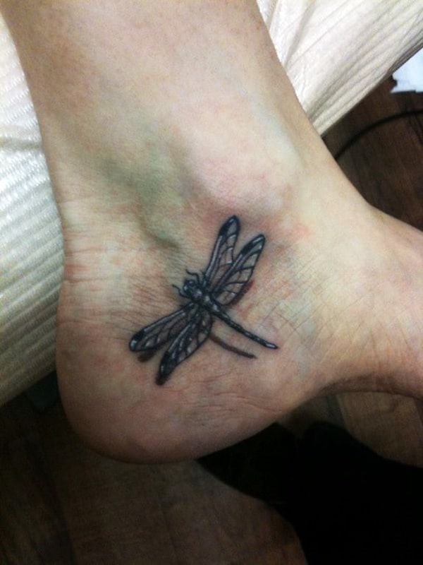 Cute and sexy dragonfly tattoo design, idea 40