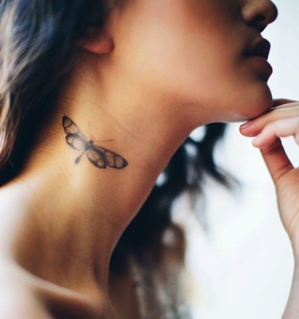 Cute and sexy dragonfly tattoo design, idea 77
