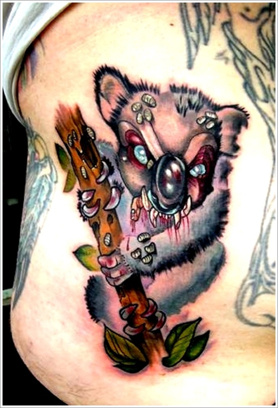 Bear tattoo design, idea 20