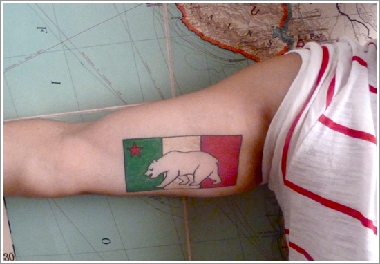 Bear tattoo design, idea 11