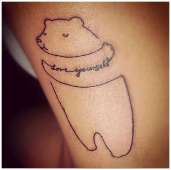 Bear tattoo design, idea 28