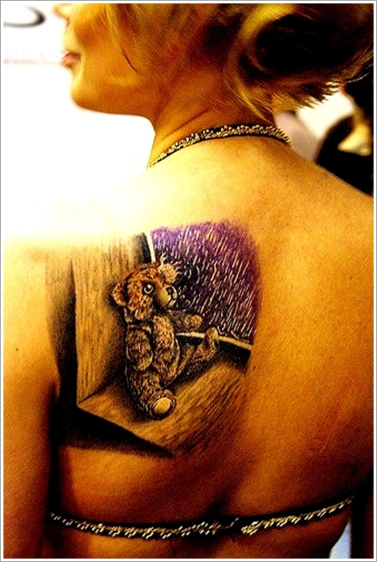 Bear tattoo design, idea 2