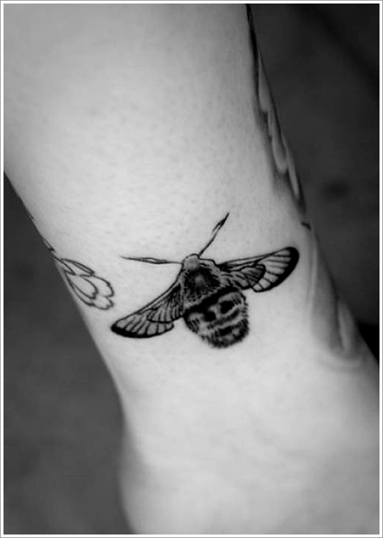 Bee tattoo design, idea 15