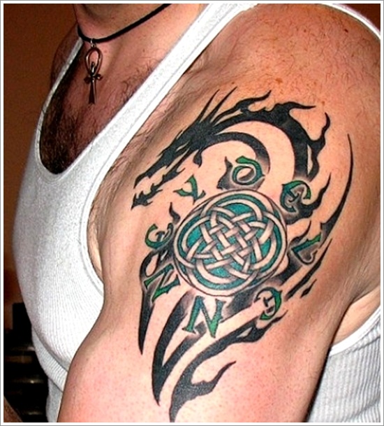 Stylish celtic tattoo design, idea 25