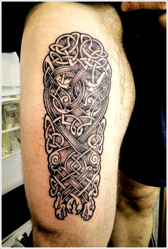 Stylish celtic tattoo design, idea 13