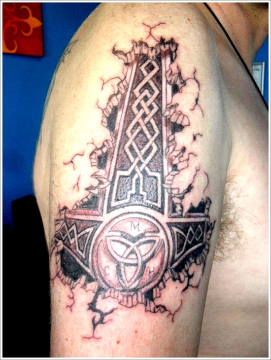 Stylish celtic tattoo design, idea 19