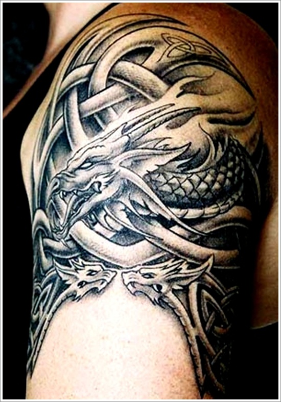 Stylish celtic tattoo design, idea 27