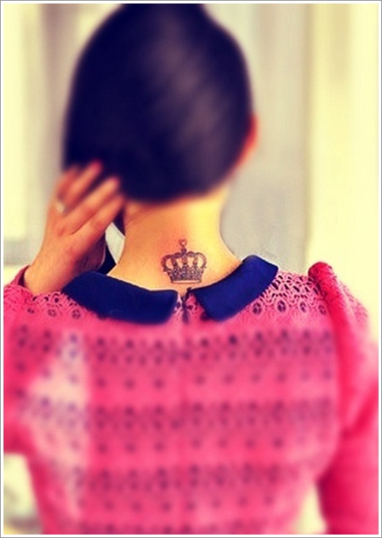 Glorious crown tattoos and meanings design, idea 2