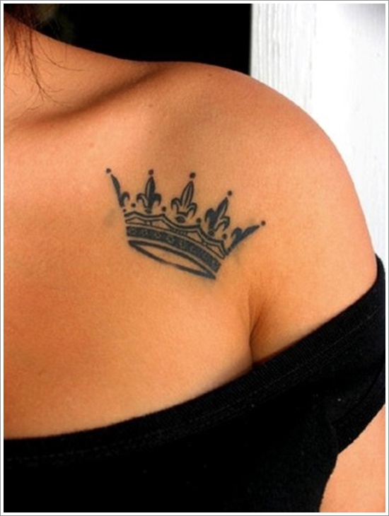 Glorious crown tattoos and meanings design, idea 12