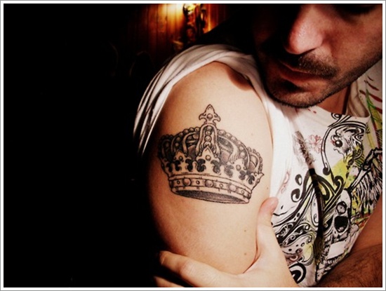 Glorious crown tattoos and meanings design, idea 15