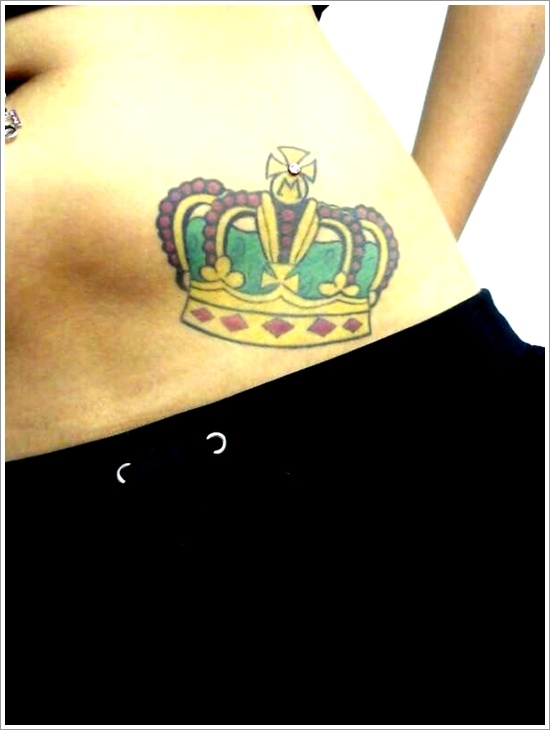 Glorious crown tattoos and meanings design, idea 16