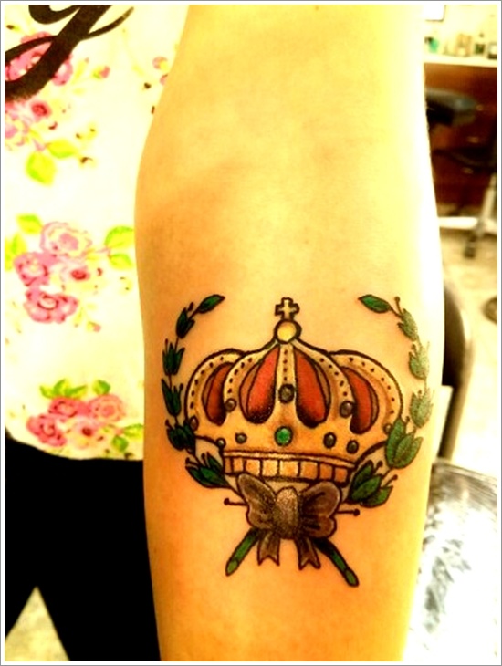 Glorious crown tattoos and meanings design, idea 34