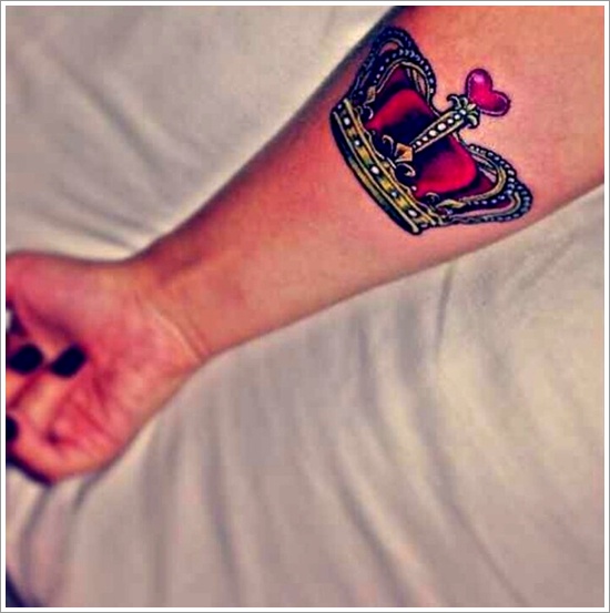 Glorious crown tattoos and meanings design, idea 24
