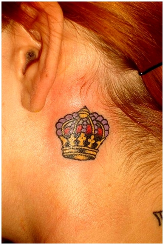 Glorious crown tattoos and meanings design, idea 5