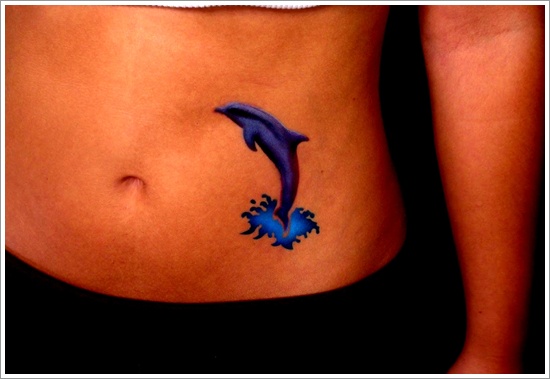 Stunning dolphin tattoo designs design, idea 14